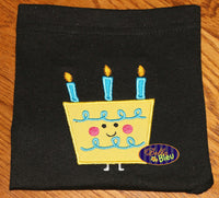 BBE - Kawaii Birthday Cake with Candles Applique