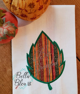 BBE - Be Grateful Fall leaf applique design