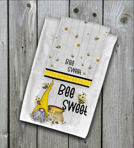 TSS Bee Sweet Gnomes Hand Towel set sublimation design