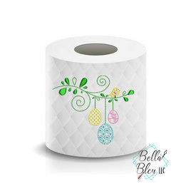 BBE Bird on a Branch Easter Eggs Toilet Paper
