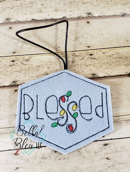 BBE ITH Blessed Christmas Ornament