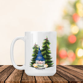 TSS Christmas Blue Girl Gnome Mug sublimation design