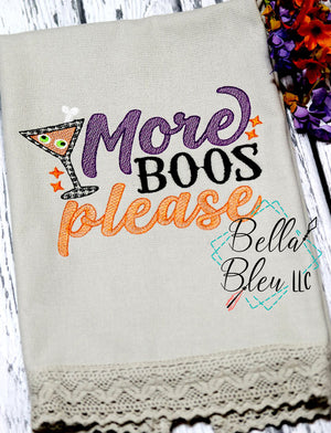 BBE - Sketchy More Boo Please machine embroidery design