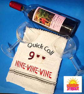 HL Nine Wine Wine HL5726 embroidery files