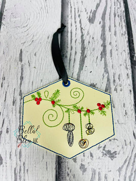 BBE ITH Christmas Branch Ornament Scribble design