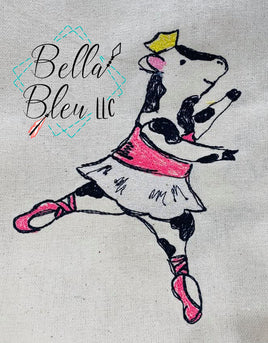 BBE Ballerina Cow sketchy