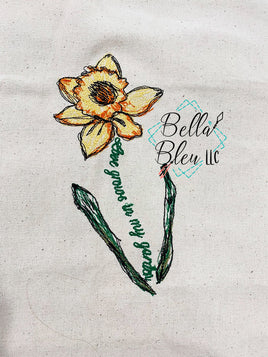 BBE Sketchy Daffodil Flower