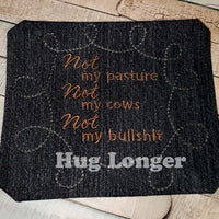 HL Not my Pasture HL5716 embroidery file