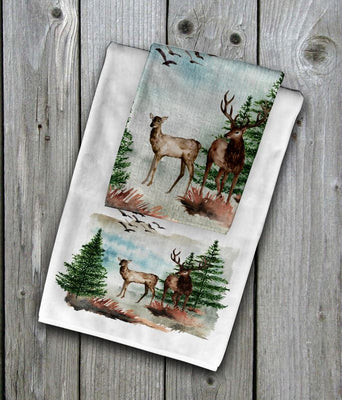 TSS Deer Hand Towel set sublimation design