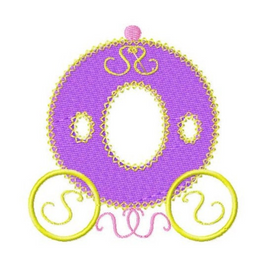 TIS New princess carriage embroidery design