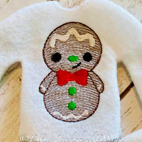 EJD ITH Gingerbread Christmas Doll Elf Sweater