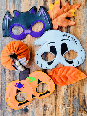 Pumpkin mask Halloween kid craft - Printable costume - Happy Paper