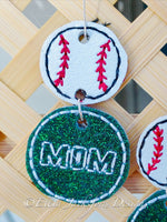 EJD ITH Baseball Mom Earrings