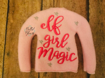 BBE -  ITH Elf Christmas Elf Girl Magic shirt Sweater