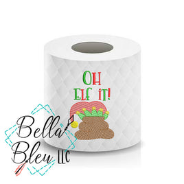 BBE - "Oh Elf it"  sketchy toilet paper design