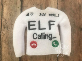 ITH Elf Calling sweater shirt