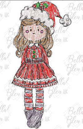 BBE Elf Girl Scribble Sketchy