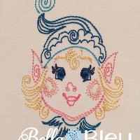 BBE - Bean Stitch Girl Elf Colorwork  design