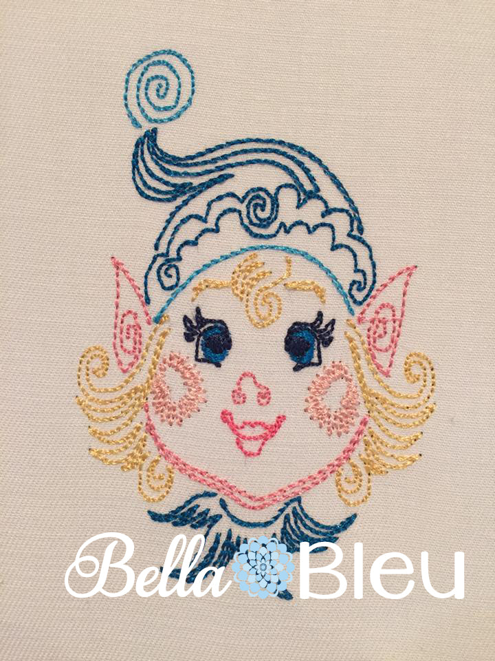 BBE - Bean Stitch Girl Elf Colorwork  design