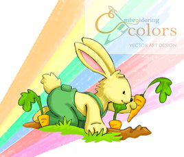 EC Farmer Rabbit Clipart, SVG, Sublimation