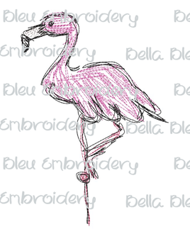 BBE Flamingo Scribble 4