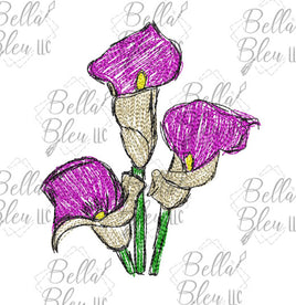 BBE Flower 1 Scribble Sketch