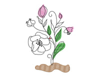 OE Floral 3 Embroidery Design