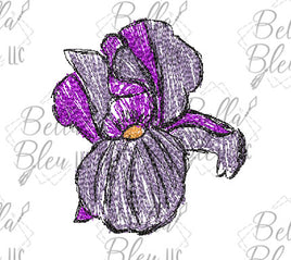 BBE Flower 4 Scribble Sketch