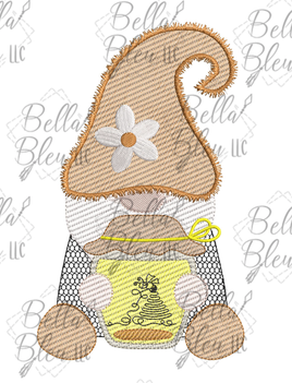 BBE Honey Bee Gnome Scribble