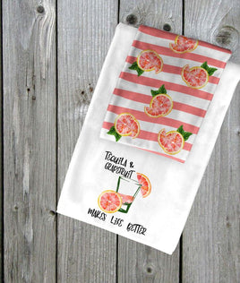TSS Grapefruit Hand Towel set sublimation design