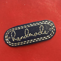 DBB Handmade Label Mini Patch Embroidery Design
