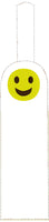 DBB Happy Face Lip Balm Holder Snap Tab In the Hoop Embroidery Project