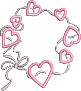 BBE -  Heart and Ribbon Embroidery
