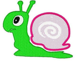 TIS New lil baby snail applique design