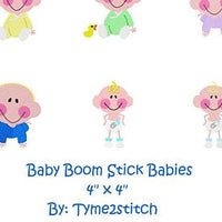TIS Baby Boom Stick Kids Embroidery Set