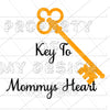 MDH Key To Mommy's Heart SVG