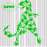MDH Rawr  Dinosaur SVG