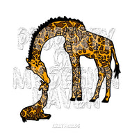 MDH Giraffe and Baby SVG