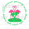 MDH Happy Flamingo SVG