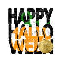 MDH Happy Halloween Pumpkin SVG