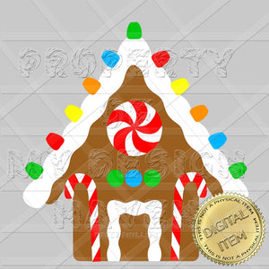 MDH Gingerbread House SVG