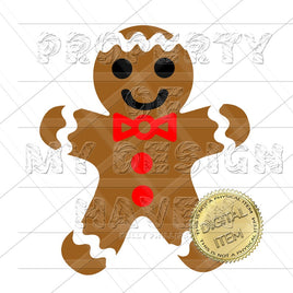 MDH Gingerbread Dad SVG
