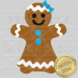 MDH Gingerbread Girl SVG