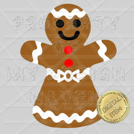 MDH Gingerbread Mom SVG