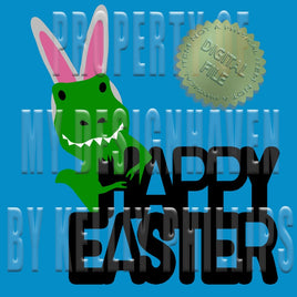 MDH Happy Easter Dinosaur Bite SVG