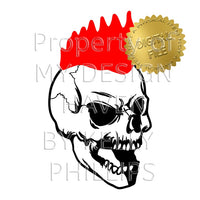 MDH Punk Skull SVG
