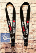 CC  Love Lead Inspire words with hearts, Apple Charm, Lanyards Wording ONLY