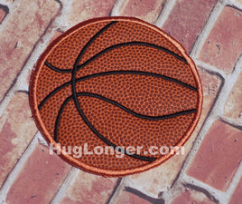 HL Applique Basketball embroidery file HL1040 sports patch