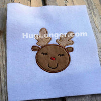 HL Appliqué Baby (girl) Deer embroidery file HL 1051 Christmas Holiday