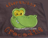 HL Applique Crocodile embroidery file HL1068 swamp alligator zoo